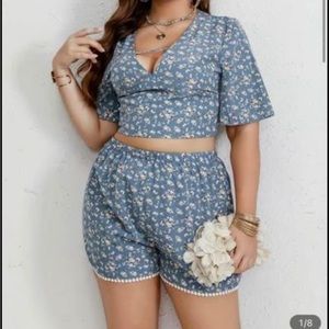 Plus Size Women’s Two Piece Set/Outfit